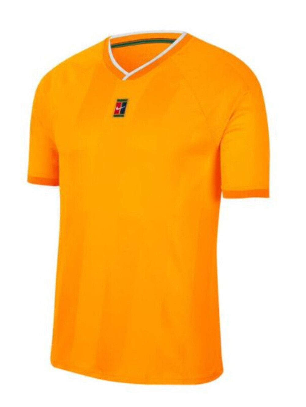 Nike Court Shirt Top Breathe Slam Crew Tennis Yellow Men's Size Small